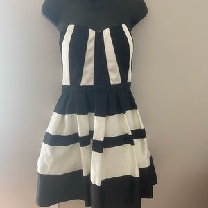 Black and white dress